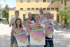 Plakataktion Menschenwürde